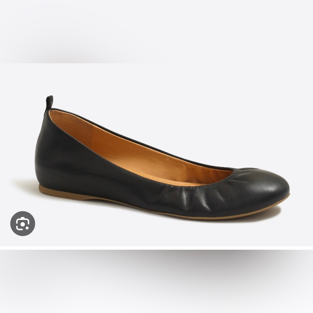 J. Crew Factory Anya Leather Flats